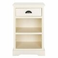 Safavieh Griffin Side Table- White - 30 x 13.75 x 17.75 in. AMH5719C